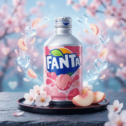 White Peach 300-ml-Flasche, Japan-Import mit weißem Pfirsichgeschmack