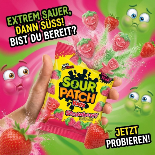 Erdbeere 102g | Sour Patch