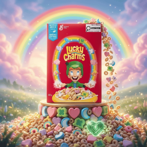 Lucky Charms Cerealien mit Marshmallows USA Import 300 g | MHD 18.01.2027