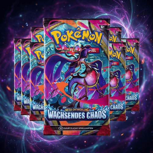 Pokémon Wachsendes Chaos Booster, Pack 10 Karten