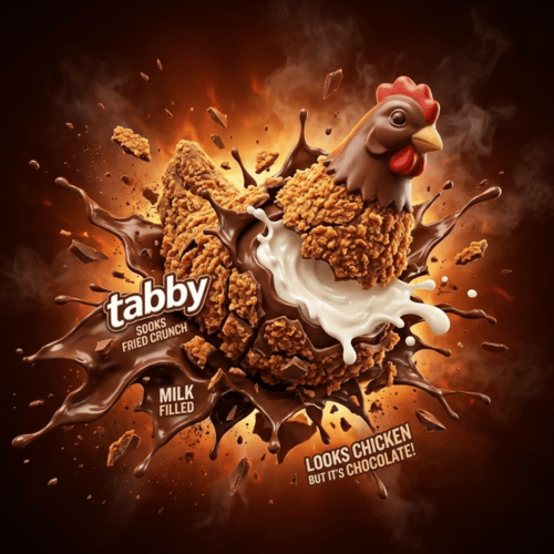 Chicken Choclate 50g | Tabby