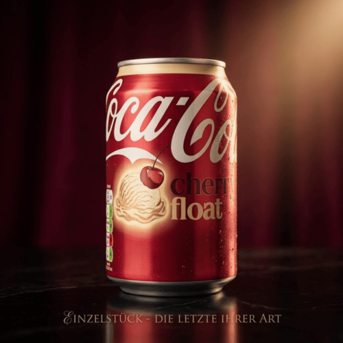 Coca-Cola Cherry Float 330ml Dose – UK-Import mit Kirsch- und Vanillegeschmack, hergestellt in Großbritannien