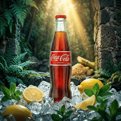 
Coca-Cola Mexico Refresco 355 ml Glasflasche mit rotem Kronkorken – Rohrzucker-Cola Mexico Import, Lustladen24