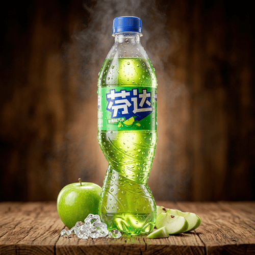 Fanta Green Apple Asia, 500 ml, Sammlerstück MHD 09.03.2026