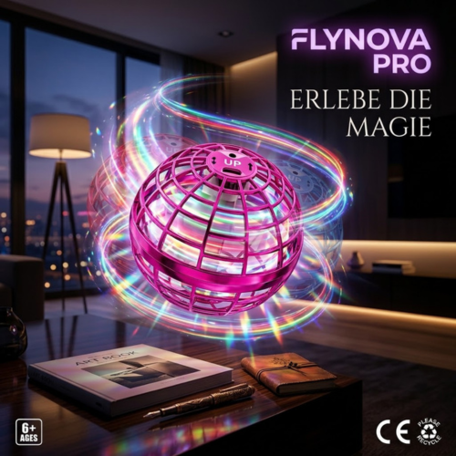 Flynova Pro Fliegender Boomerang-Spinner  Handgesteuertes Flugspielzeug