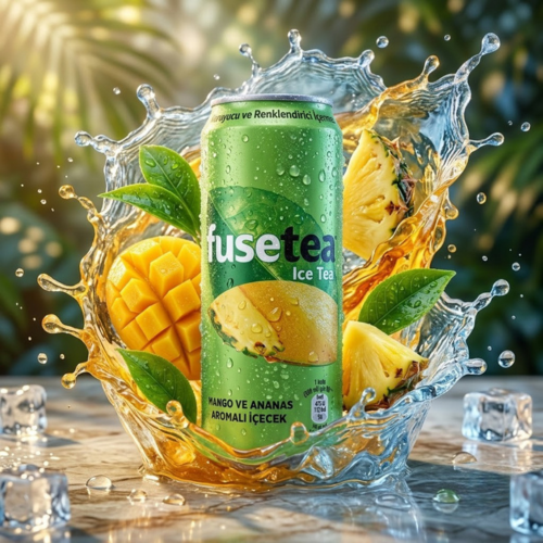 Fuse Tea Ice Tea Mango Ananas Dose 330ml, türkischer Eistee-Import