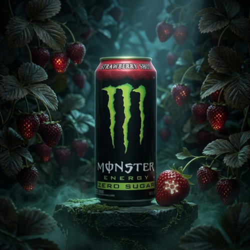 Monster Energy Strawberry Shot Zero Sugar Dose 473ml