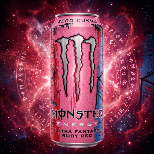 Monster Energy Ultra Fantasy Ruby Red, 500ml