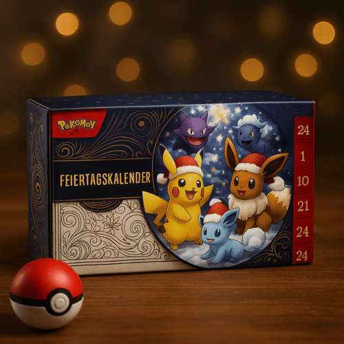 Pokémon Festtags-Adventskalender – 25 Überraschungen für Sammelkarten-Fans
