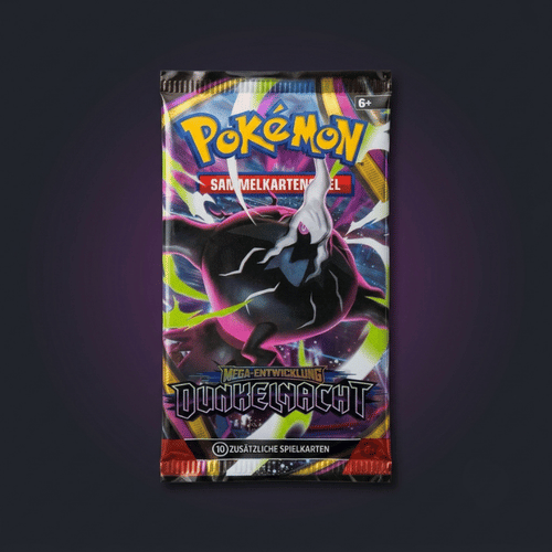 Pokémon Mega-Entwicklung Dunkelnacht Booster, Pack 10 Karten