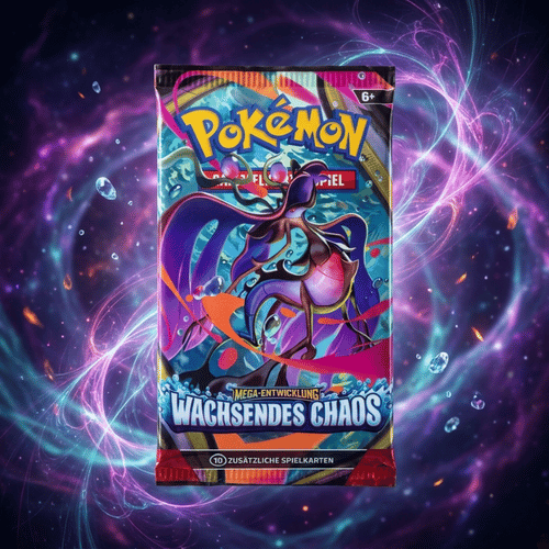 Pokémon Wachsendes Chaos Booster, Pack 10 Karten
