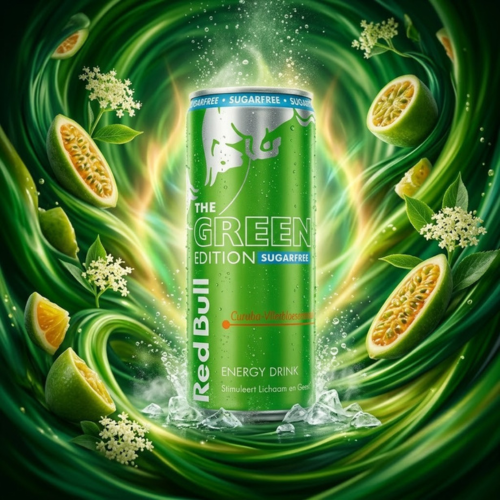 Red Bull Green Edition Sugarfree Dose 250ml, Curuba Holunderblüte Geschmack