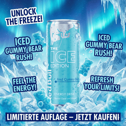 Red Bull Iced Gummy Bear, 250 ml