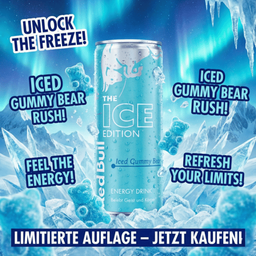 Red Bull Iced Gummy Bear, 250 ml