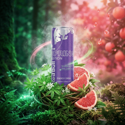 Red Bull Spring Edition Rosa Grapefruit & Waldmeister