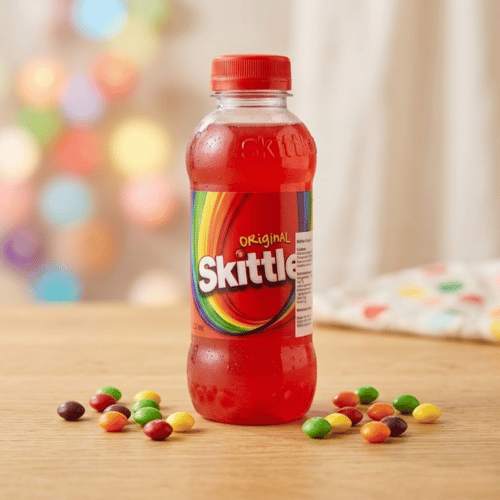 Skittles Original Drink 414ml – rote Regenbogen-Flasche USA-Import mit Original Fruchtmix-Geschmack bei Lustladen24