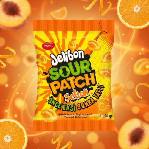 Jelibon Sour Patch Şeftali Pfirsich Fruchtgummi 80g | Kent