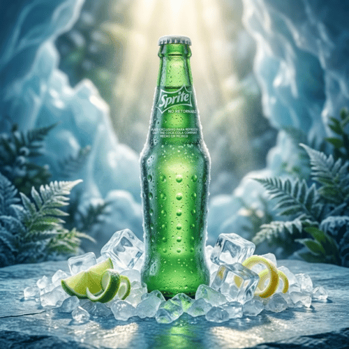 Sprite Mexico Refresco 355 ml grüne Glasflasche mit Kronkorken – Import, Zitrone-Limette, Lustladen24