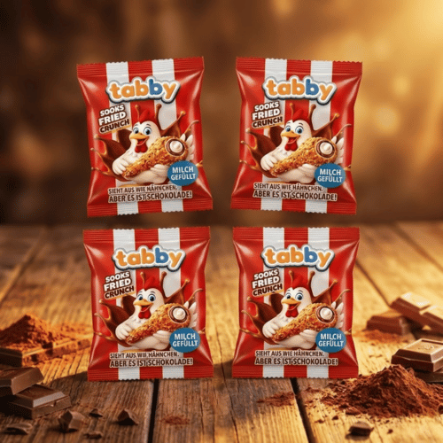 Tabby Chicken Chocolate 4er Bundle