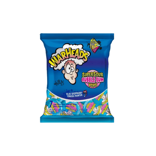Blue Raspberry Lollis | Warheads
