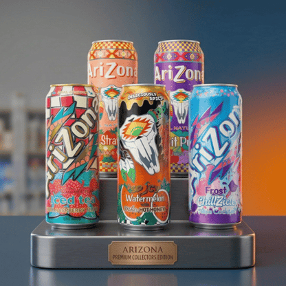 Arizona USA Import Dose 650 ml – 5 Sorten: Raspberry, Fruit Punch, Kiwi Strawberry, Frost ChillZicle, Spicy Watermelon with Mike's Hot Honey