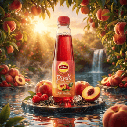 Lipton Sensations Pink Ice Tea 310ml | Strawberry Swirl & Peach Paradise