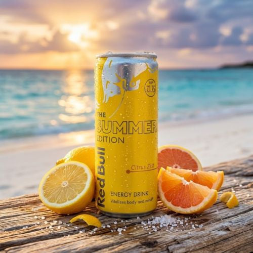Red Bull Summer Edition 2026 Sudachi-Lime – gelbe 250-ml-Dose mit Citrus-Zest-Aroma,